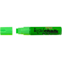 Texta Jumbo Liquid Chalk Marker Dry Wipe Chisel 15mm Green