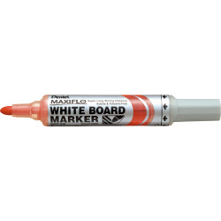 Pentel MWL5 Maxiflo Whiteboard Marker Bullet 2.1mm Pump It Red