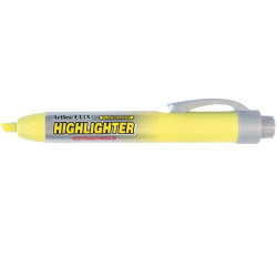 Artline 63 Clix Highlighter Retractable Chisel 2mm Yellow
