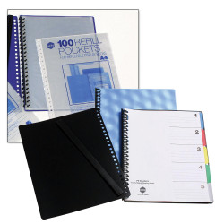 Marbig Plastic Divider A4 5 Tab For Display Book Multi Colour