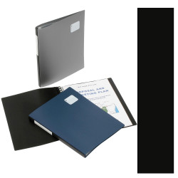 Marbig Professional Series Display Book A4 Refillable 20 Pocket Black