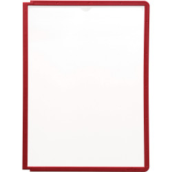 Durable Sherpa Display System Panels A4 For Sherpa Extension Module Red Pack Of 5