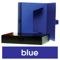 Marbig Box File A4 With Button 245Wx330Lx60Dmm Polypropylene Blue