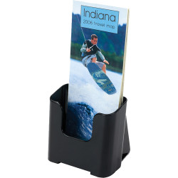 Deflecto Brochure Holder DL Sustainable Office 60% Recycled Black