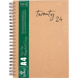 Cumberland Ecowise Diary A4 Day To Page Kraft
