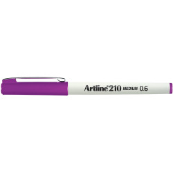 Artline 210 Fineliner Pen 0.6mm Magenta Pack Of 12