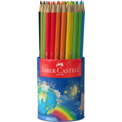 Faber-Castell Classic Colour Pencils Assorted Tin Cup 72