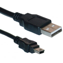 USB CABLE 2.0 A-B mini 1m