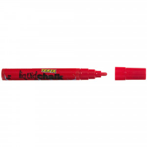 Texta Liquid Chalk Marker Dry Wipe Bullet 4.5mm Red