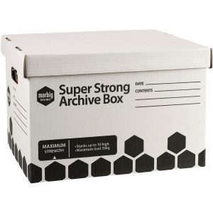 Marbig Archive Box Super Strong L420mm x H260mm X W320mm