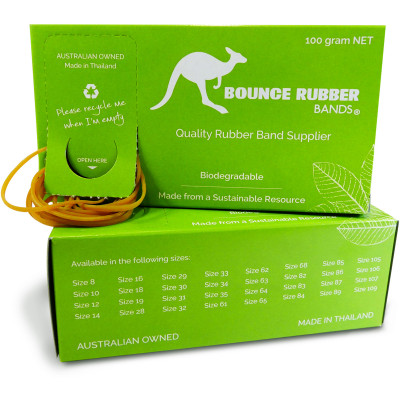Bounce Rubber Bands Size 33 Box 100gm