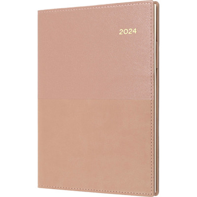 Collins Vanessa Diary A5 Day To Page Rose Gold