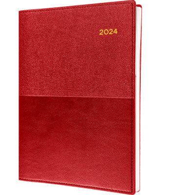 Collins Vanessa Diary A6 Day To Page Red