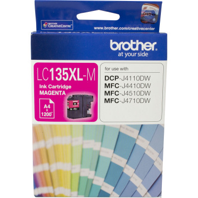 Brother LC-135XLM High Yield Ink Cartridge Magenta