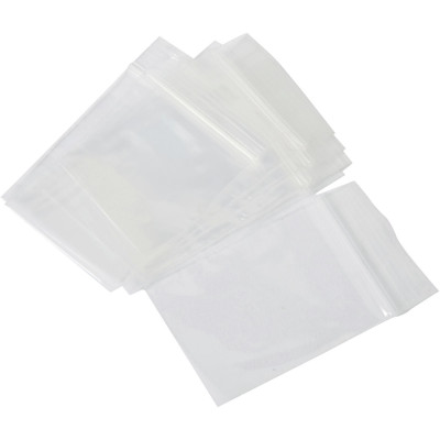 Cumberland Press Seal Plastic Bags 64 x 89mm 40 Micron Pack of 100