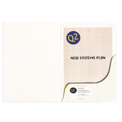 Marbig Professional Series Presentation Folders A4 Matte White Pack Of 20
