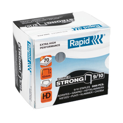 Rapid 9/8mm Staples Heavy Duty Super Strong Box Of 5000